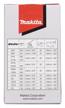Preview: Makita 191H29-6 Sägekette 21BPX 38cm