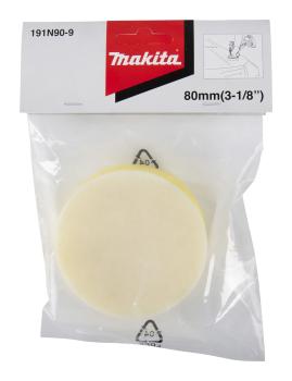 Preview: Makita 191N90-9 Polierpad gelb D 80 mm