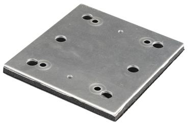 Preview: Grundplatte Klett quadratisch