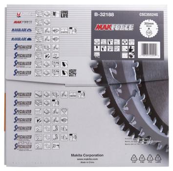 Preview: Makita B-32188 Kreissägeblatt MAKFORCE