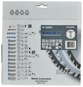 Preview: Makita B-32655 MAKBLADE+ Sägeb. 260x30x80Z