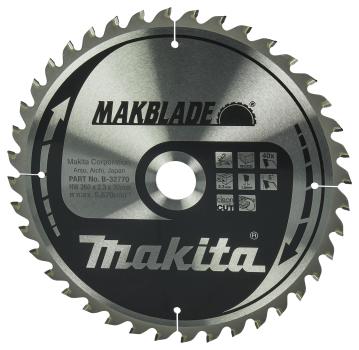 Makita B-32770 MAKBLADE Sägeblatt 260x30x40Z