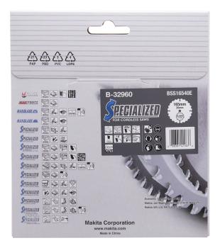 Preview: Makita B-32960 SPECIALIZED Sägeb.165x20x40Z