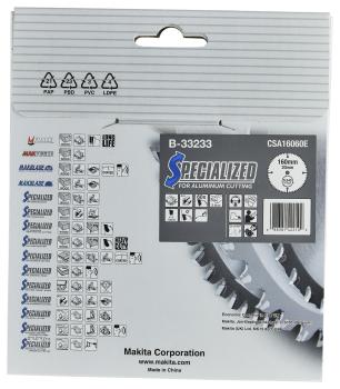 Preview: Makita B-33233 SPECIALIZED Sägeb.160x20x60Z