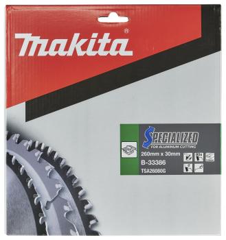 Preview: Makita B-33386 SPECIALIZED Sägeb.260x30x80Z