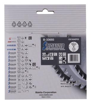 Preview: Makita B-33685 SPECIALIZED Sägeb.165x20x4Z