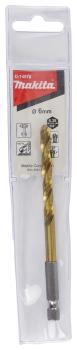 Preview: Makita D-14978 Bohrer 6mm 1/4" HSS-TiN
