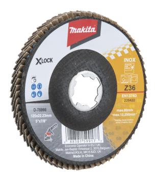 Preview: Makita D-75998 Fächerscheibe X-LOCK