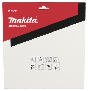 Preview: Makita D-77344 Kreissägeblatt TCT 216x30x40Z