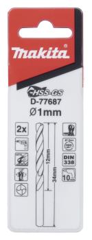 Preview: Bohrer 1mm HSS-GS