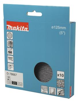 Preview: Makita D-78667 Netzschleifmittel A120 125mm Klett