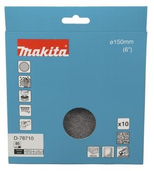Preview: Makita D-78710 Netzschleifmittel A80 150mm Klett