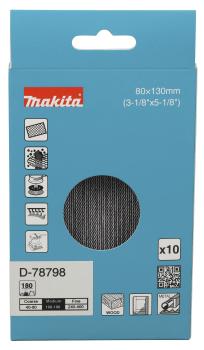 Preview: Netzschleifmittel A180 80x130mm Klett