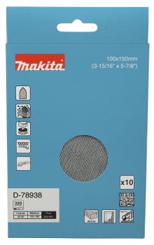 Preview: Netzschleifmittel A320 100x150mm Klett