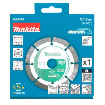 Preview: Makita D-80070 Diamak 115mm Diamanttrennscheibe