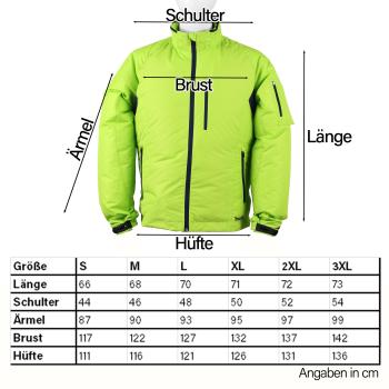 Preview: Makita DFJ212ZL Akku-Klimajacke