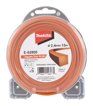 Mähfaden Vierkant 2,4mm x 15m