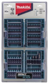 Preview: Makita E-03109 Bit-Set 90-tlg. Impact Black
