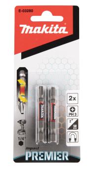 Preview: Makita E-03280 Torsion Bit PH3 Impact Premier