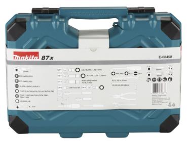 Preview: Makita E-08458 Werkzeug-Set 87-tlg.