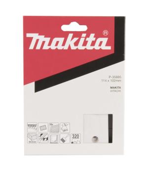 Preview: Makita P-35885 Schleifpapier P320 102x114mm Klett