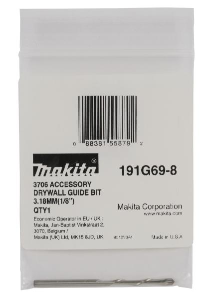 Makita 191G69-8 Schneidebit D 3,18mm 1/8"