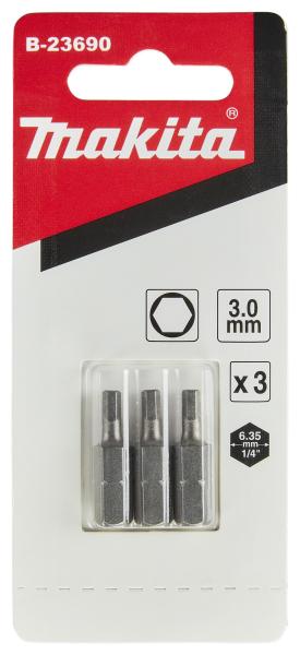 Bit 6-kant H3 Standard