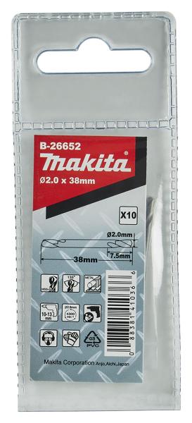 Wendebohrer 2mm HSS-G