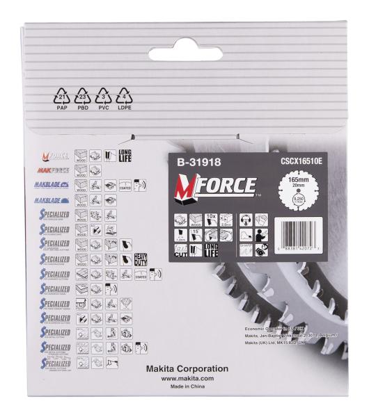 Makita B-31918 Kreissägeblatt M-FORCE