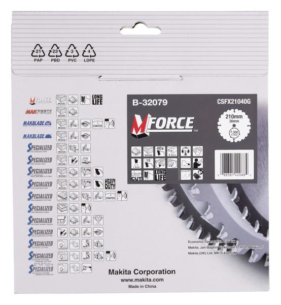 Makita B-32079 Kreissägeblatt M-FORCE