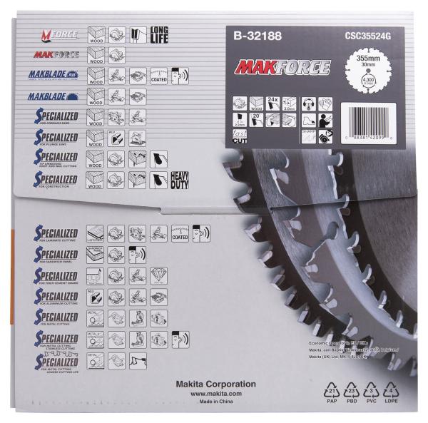 Makita B-32188 Kreissägeblatt MAKFORCE