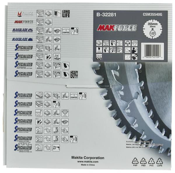Makita B-32281 Kreissägeblatt MAKFORCE