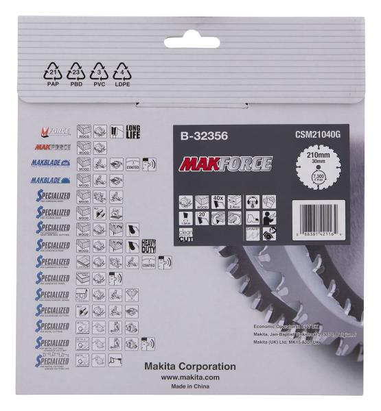 Makita B-32356 Kreissägeblatt MAKFORCE