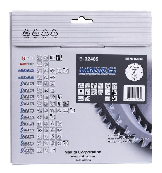 Makita B-32465 MAKBLADE+ Sägeb. 216x30x48Z