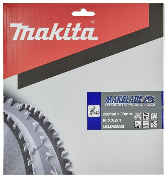 Makita B-32524 MAKBLADE+ Sägeb. 260x30x60Z