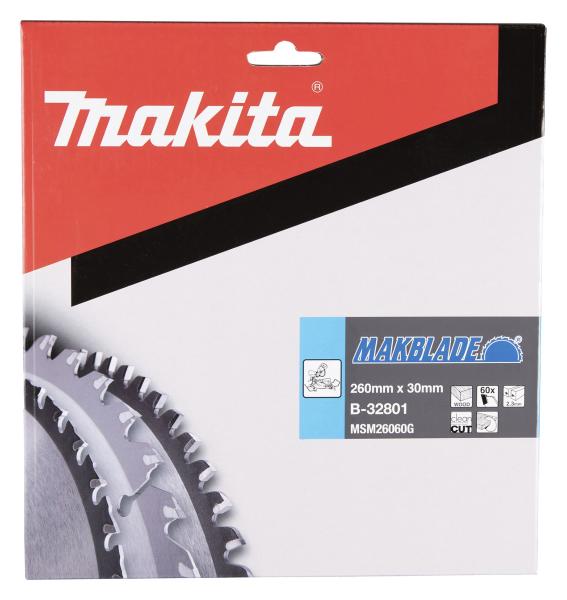 Makita B-32801 MAKBLADE Sägeb. 260x30x60Z