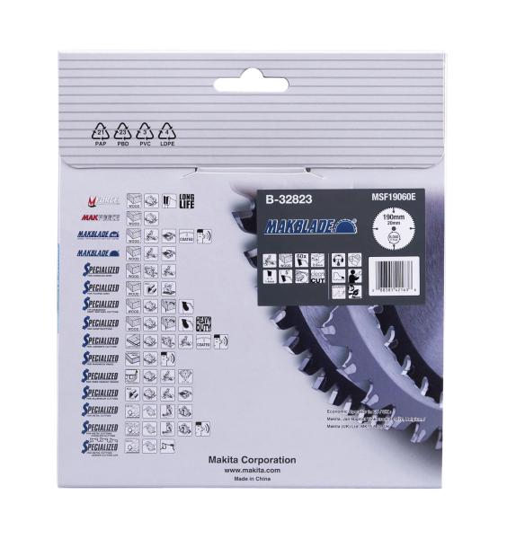 Makita B-32823 MAKBLADE Sägeb. 190x20x60Z