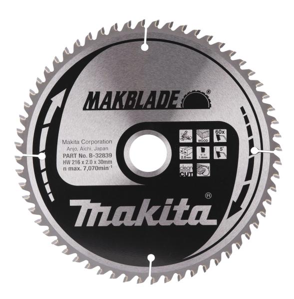 MAKBLADE Sägeb. 216x30x60Z