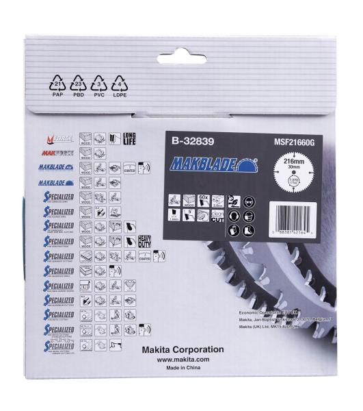 Makita B-32839 MAKBLADE Sägeb. 216x30x60Z