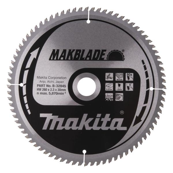MAKBLADE Sägeb. 260x30x80Z