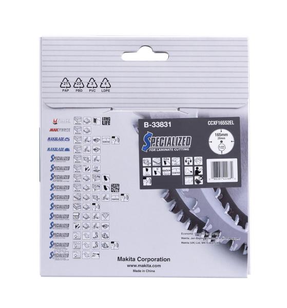 Makita B-33831 SPECIALIZED Sägeb.165x20x52Z