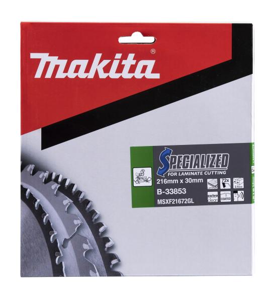 Makita B-33853 SPECIALIZED Sägeb.216x30x72Z