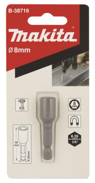 Steckschlüssel 1/4" SW8