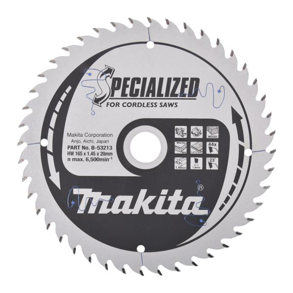 Makita B-53213 SPECIALIZED Sägeblatt 165x20x44Z Handkreissäge