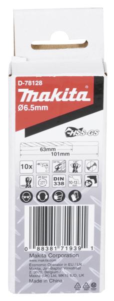 Bohrer 6,5mm HSS-GS 10Stk.