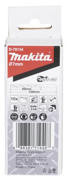 Bohrer 7mm HSS-GS 10Stk.