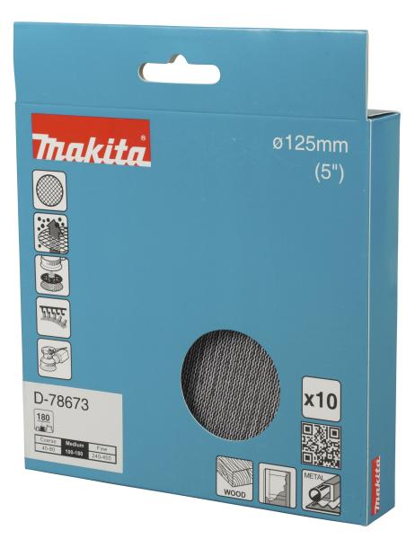 Makita D-78673 Netzschleifmittel A180 125mm Klett