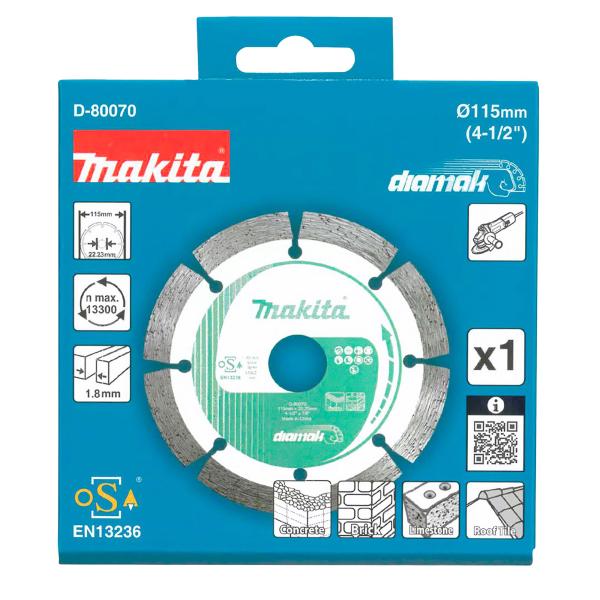 Makita D-80070 Diamak 115mm Diamanttrennscheibe