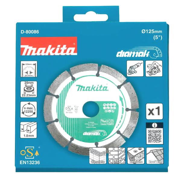 Makita D-80086 Diamak 125mm Diamanttrennscheibe