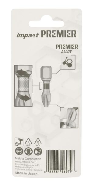 Makita E-03121 Torsion Bit PH1 Impact Premier